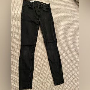 Gap black skinny jeans